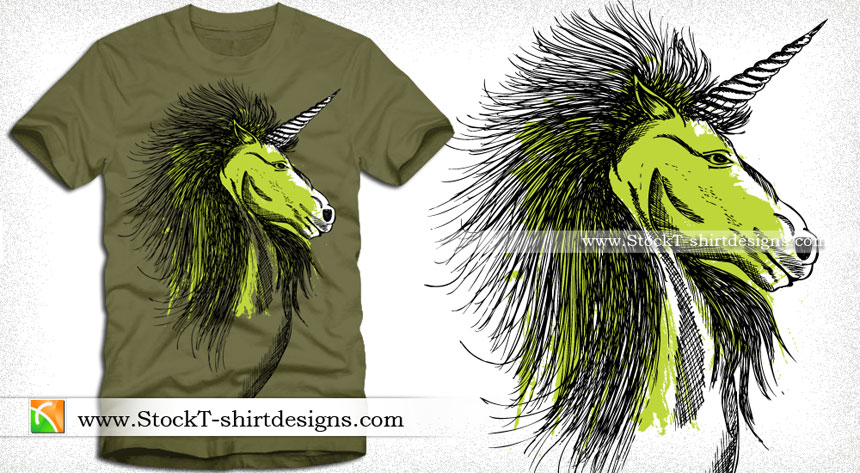 Vector Horse T-shirt Design Graphics