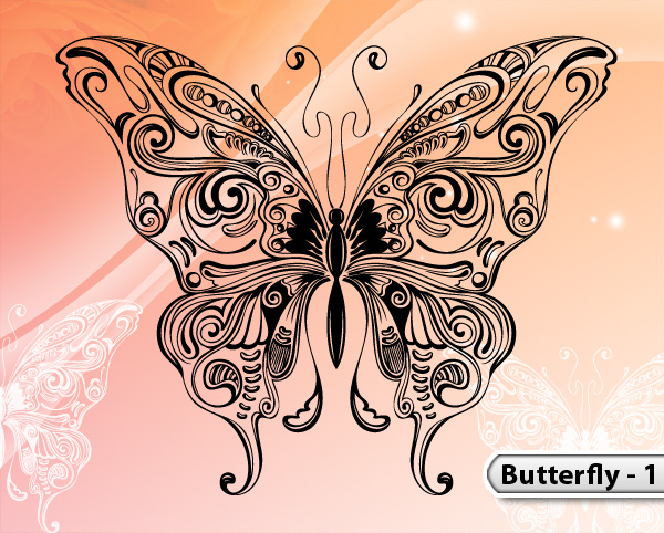 Butterfly Vector -Set-1