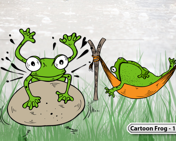 Cartoon Frogs -Set-1