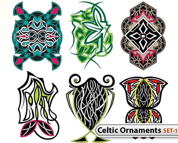 Celtic Ornaments Vector -Set-1