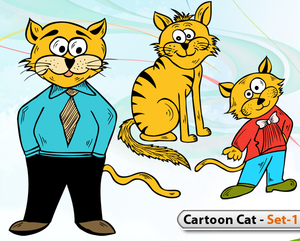 Cartoon Cats -Set-1