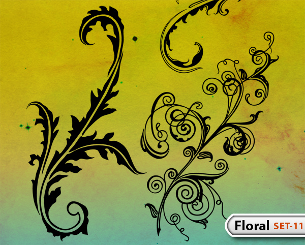 Hand Drawn Floral -Set-11
