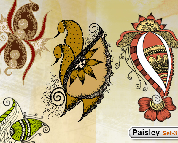 Paisley Designs -Set-3