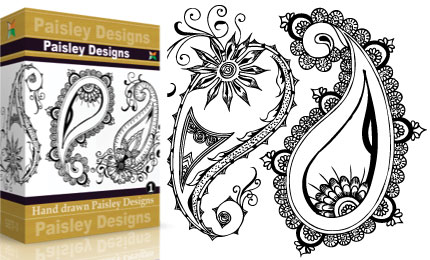 Paisley Designs Set-1