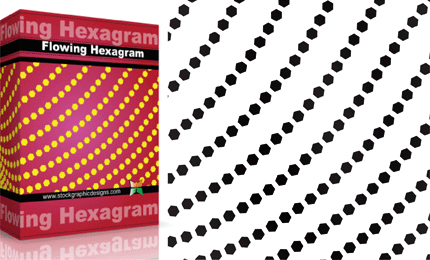 Flowing Shapes : Hexagram Pack
