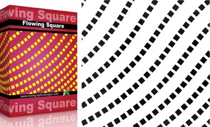 Flowing Shapes : Square Pack