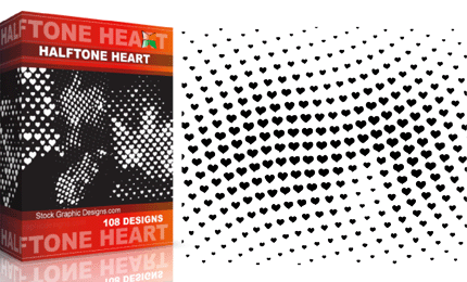 Halftone Heart Pack