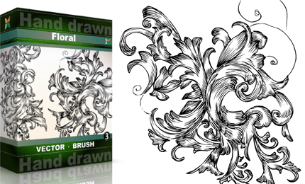 Hand Drawn Floral – Set.3 | Vol : 3
