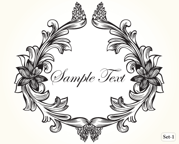 Free Floral Circle Frame Vector - Download in Illustrator, EPS